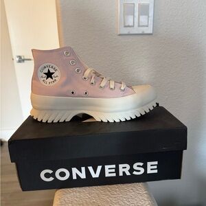 Converse Light Pink Canvas Sneakers